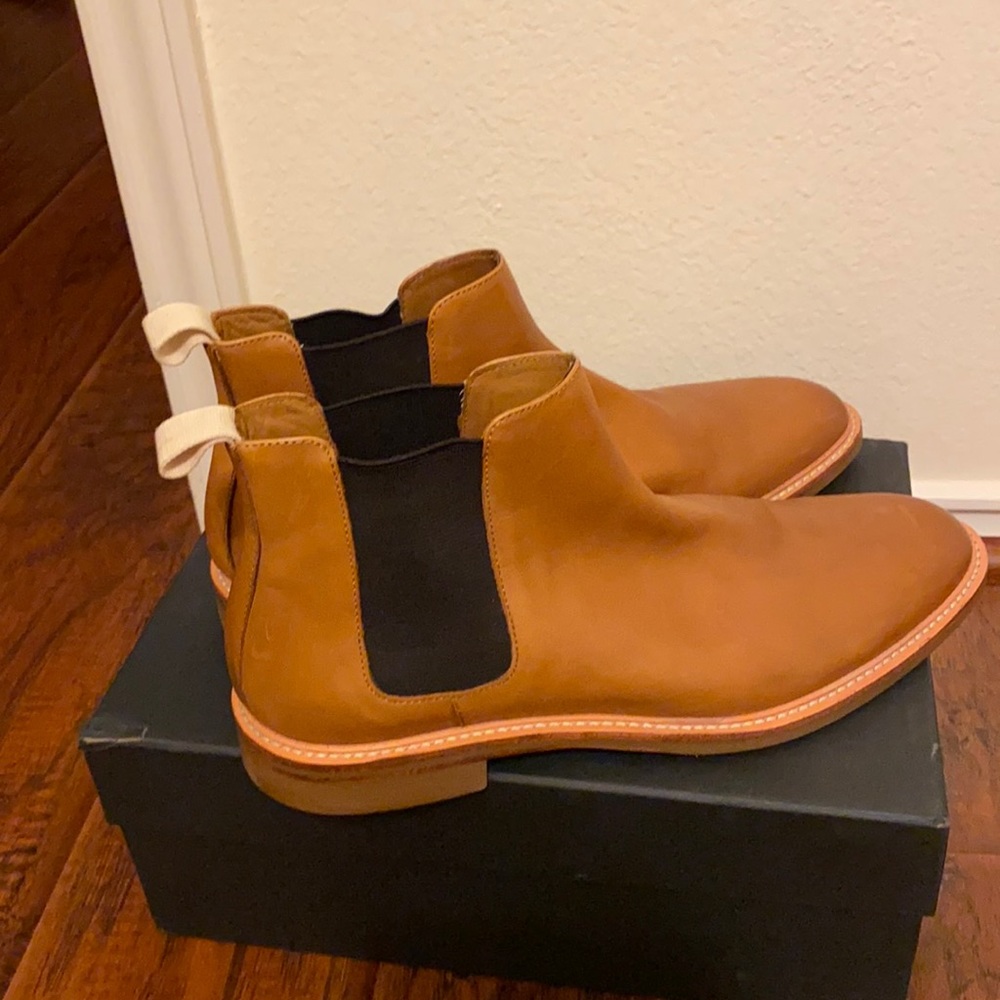 Ashton Grey Chelsea Boots